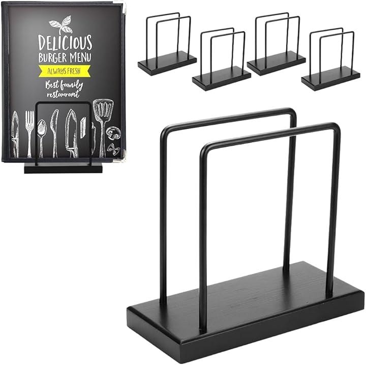 メニュースタンド メニューブックスタンド メニュー立て(ブラック5個) 5,491円