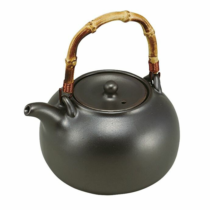 （まとめ買い）カンダ 黒釉鉄ビン 約1.8L [x3]