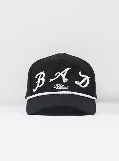 [BADBLOOD]◆韓国大人気◆Bad Bold Logo Ball Cap◆追跡可◆ BAD BLOOD] Oval logo denim ball cap - blue 正規品 韓国