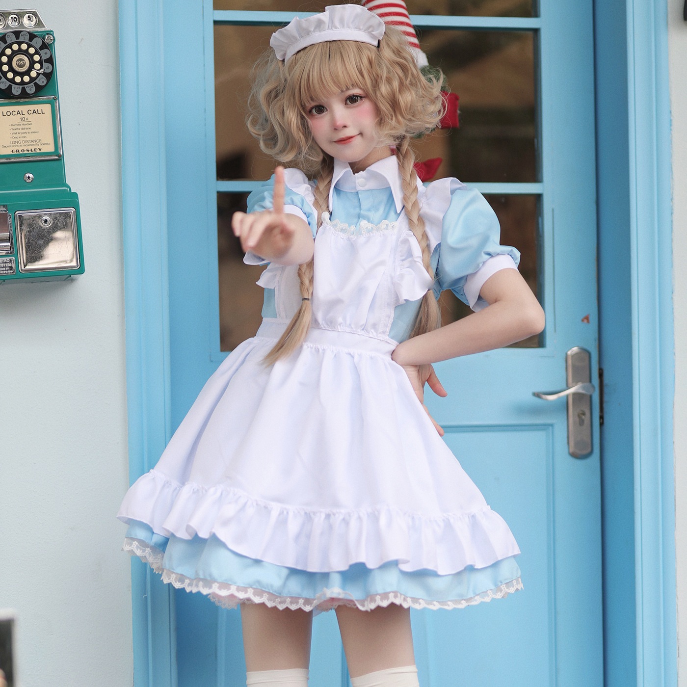 日韓古典的なメイド服女性服コスプレ衣装女性服