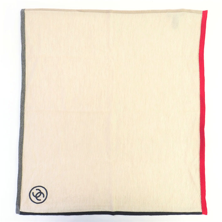 【新品同様】シャネル ハンカチーフ CC ココマーク 【レディーススカーフ】