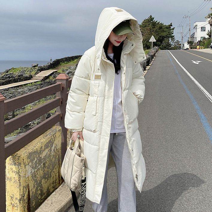 アウター レディース ロングダウンコート キルティングジャケット 中綿 フーディ フード付き 前開き ジップアップ スナップボタン ポケット 防寒 防風 大人可愛い きれいめ シンプル カジュアル ベ