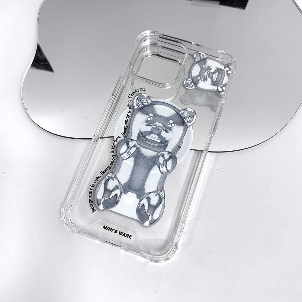 mini s ware METALLIC MAGSAFE BUMPER CASE_BEAR GUMMY