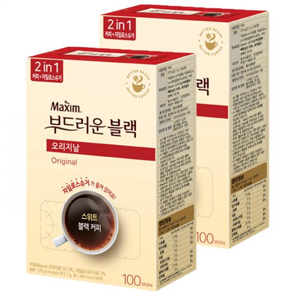 マキシムオリジナルソフトブラックコーヒーミックス맥심 오리지날 부드러운 블랙 커피믹스
