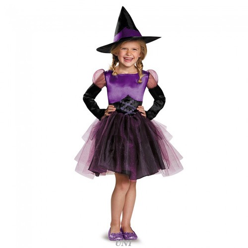 [残り1点] コスプレ 仮装 ウィッチチュチュ 子供用 S(2T) 【 コスプレ 衣装 ハロウィン 仮装 コスチューム 子供 可愛い 魔女 魔法使い キッズ こども 子ども用 パーティーグッズ 】
