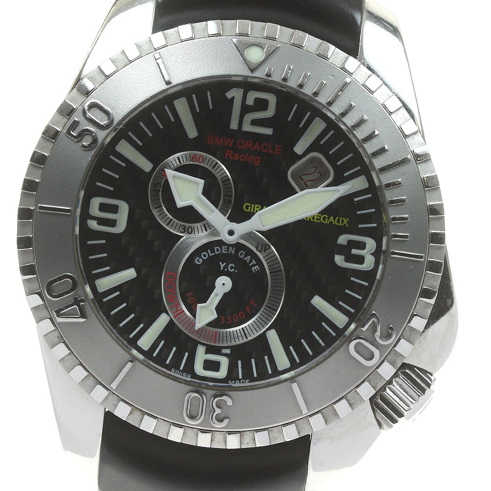 ジラール・ペルゴ GIRARD PERREGAUX 49950 シーホーク プロ1000 自動巻き メンズ 箱付き_831329【中古】