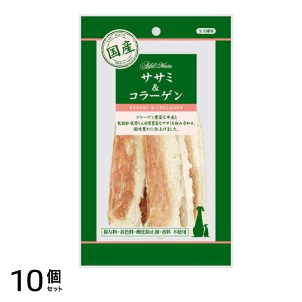 アドメイト 犬用 素材トリーツ ササミスライス 6枚入 10個セット