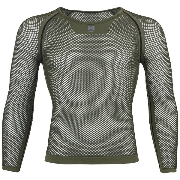 MILLET ミレー DRYNAMIC MESH 3／4 SLEEVE CREW アウトドア インナーシャツ M MIV01356-N8781 長袖