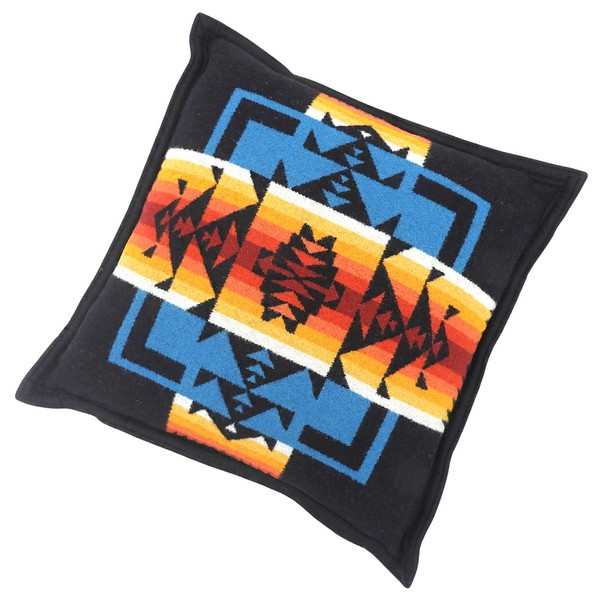 ペンドルトン アウトドア メンズ レディース クッション 40.6×40.6cm ウール コットン ブラックマルチ CHEF JOSEPH PILLOW XP573-51105BLACK PENDLE