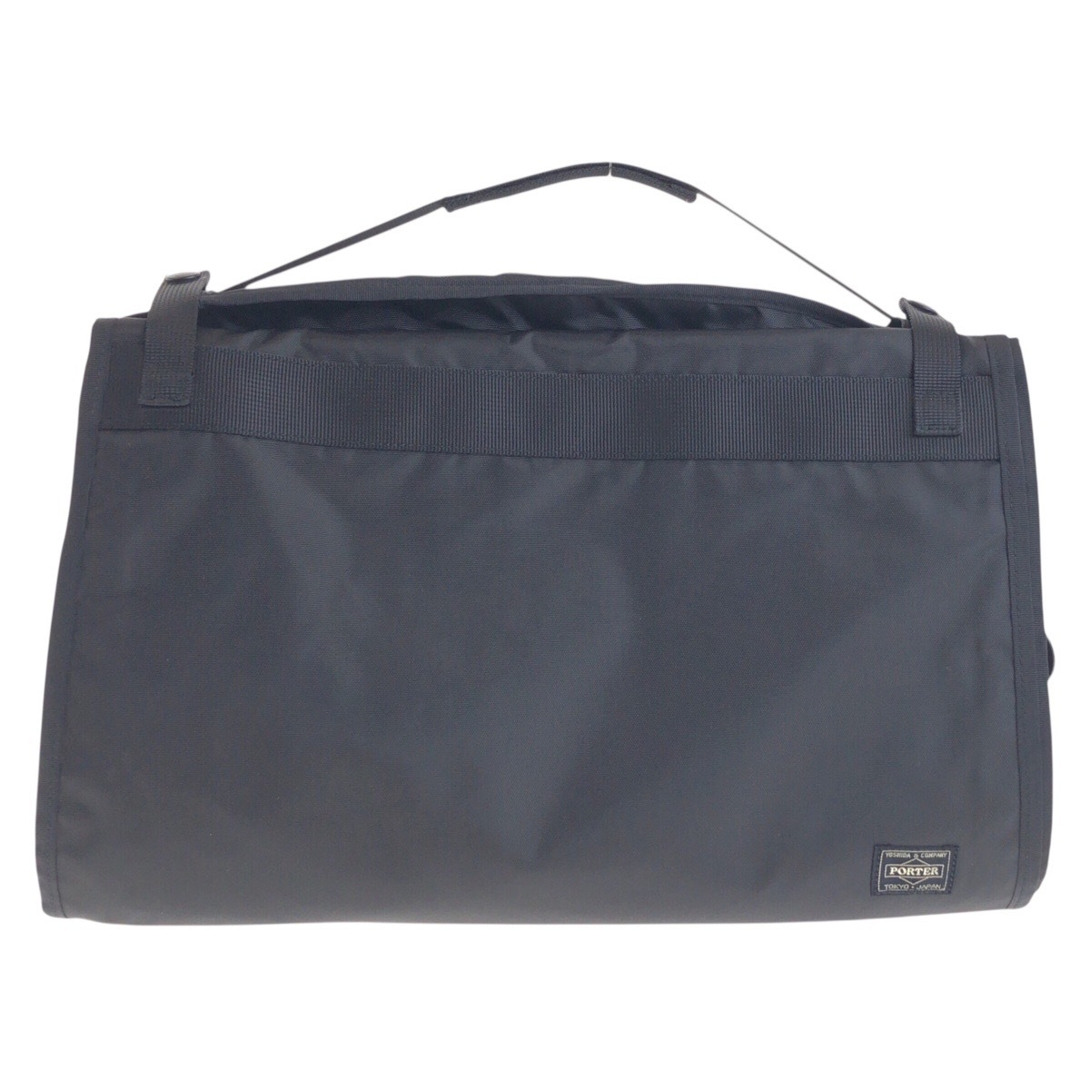 美品 ブラック 黒 ナイロン ビジネスバッグ ガーメントバッグ メンズ 504467