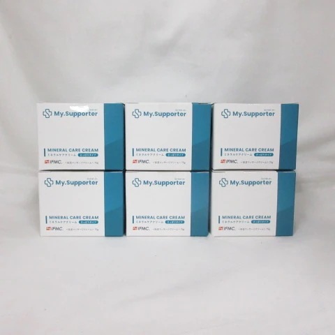 新品6個セット マイサポーター ボディケアクリーム 保湿マッサージクリーム ミネラルケアクリーム さっぱりタイプ 75g ( 0128-o1 )
