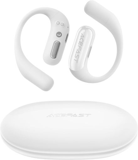 【存在を無しに挑戦!】ACEFAST イヤホン ワイヤレス BLUETOOTH 5.4 耳掛け 耳を塞がない 軽量 ランニング・スポーツイヤホン 急速充電 通話 マイク付き 左右分離型 タイプC 空気