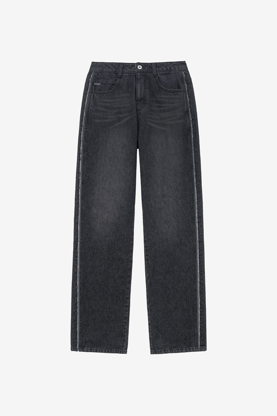 【INSILENCE】 SIDELINE CUT DENIM : BLACK