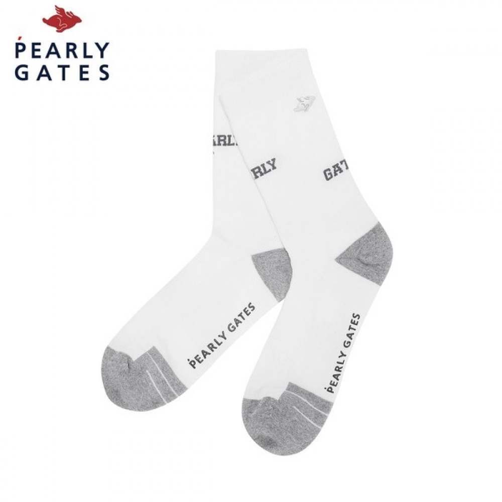 [パリゲイツ] メンズバーニーカラーロゴロングネックソックス