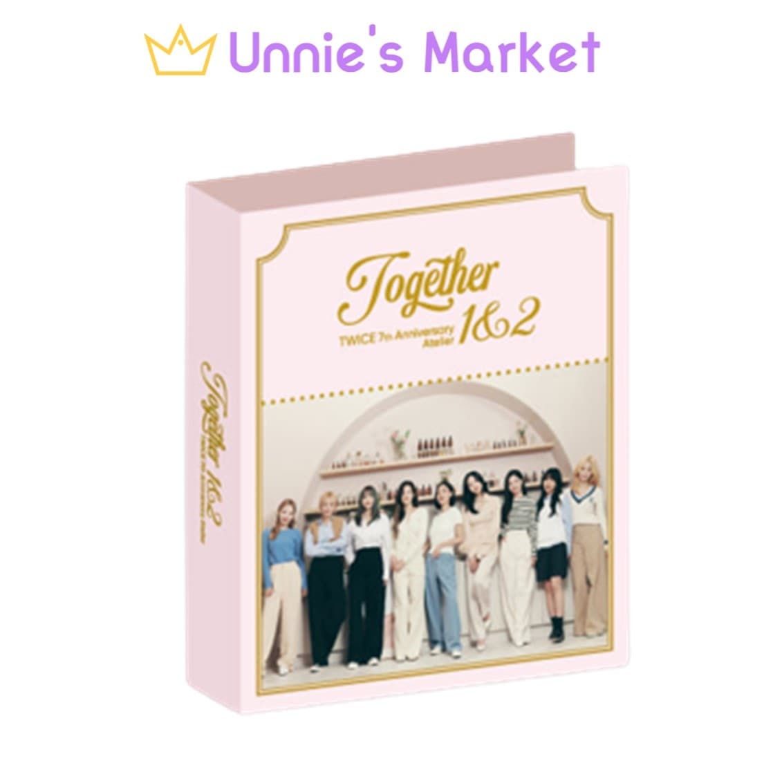 TWICE BINDER BOOK - TWICE 7TH ANNIVERSARY Merch + Free Photocard 1EA(fan-made)