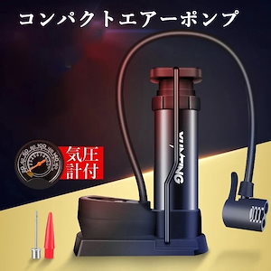 コンパクトエアーポンプ 3Type 自転車 ボール レジャー用品 空気入れ165