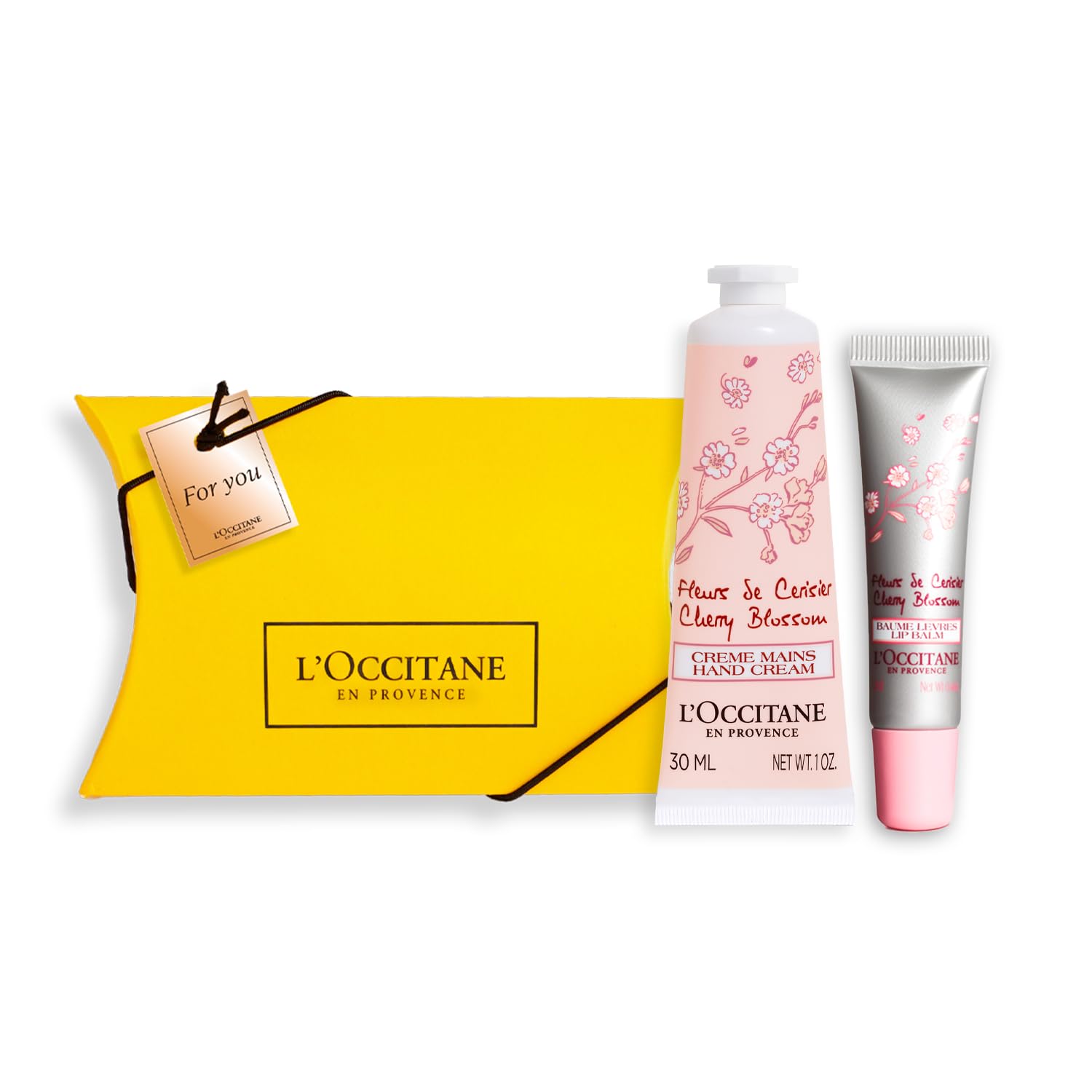ロクシタン(LOCCITANE) チェリーブロッサム ハンドクリーム 30mL&リップバームセット ギフトBOX入りギフト 誕生日 送別 母の日 プレゼント ギフト 女性 男性 人気