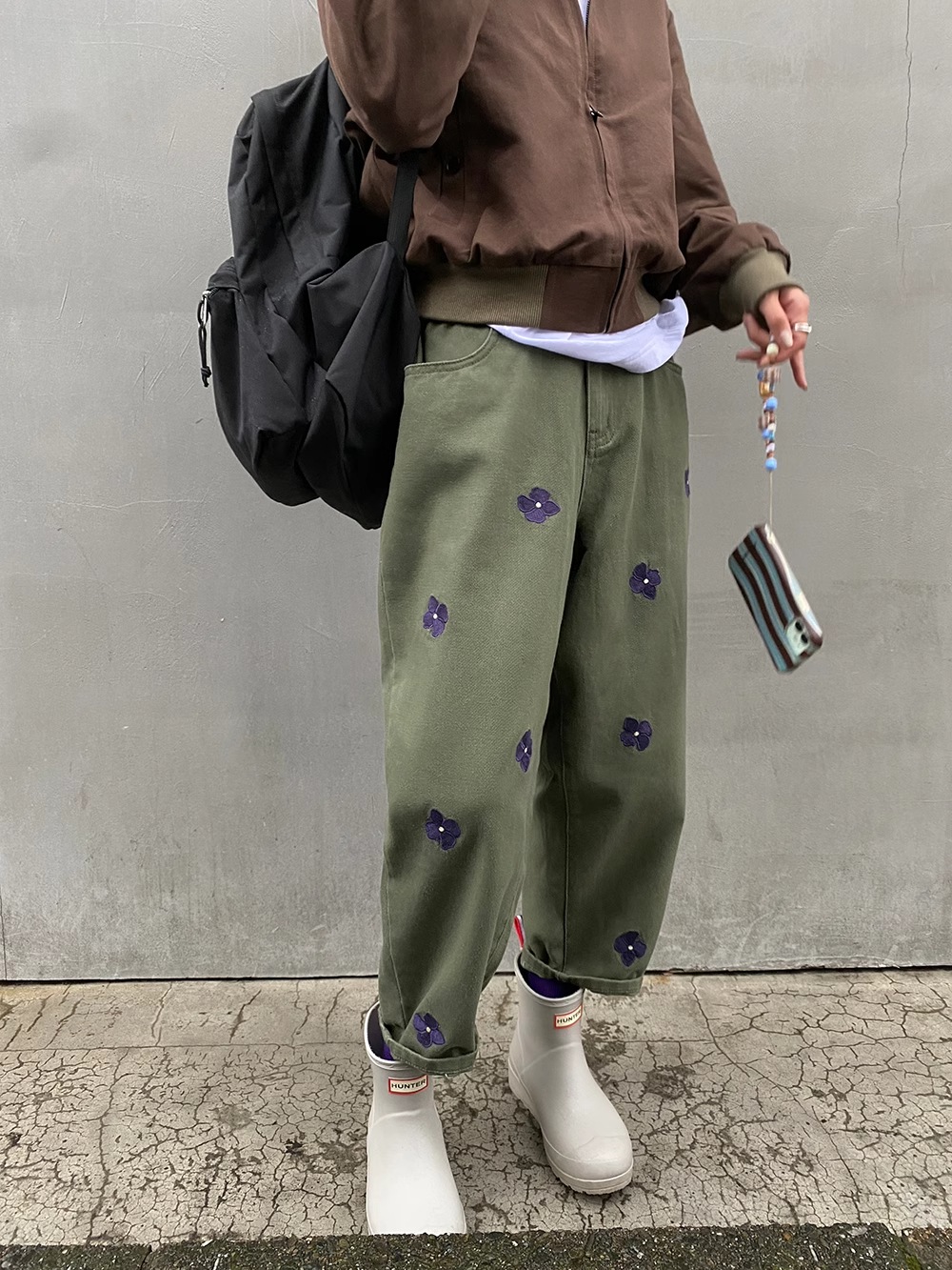 レディース パンツ ボトムス カーゴパンツ かわいい シンプル カジュアル かっこいい レトロ メンズライク ボーイッシュ スポーティー ガーリー クール 存在感 ヴィンテージ クラシカル カレッジ風カーゴパンツ