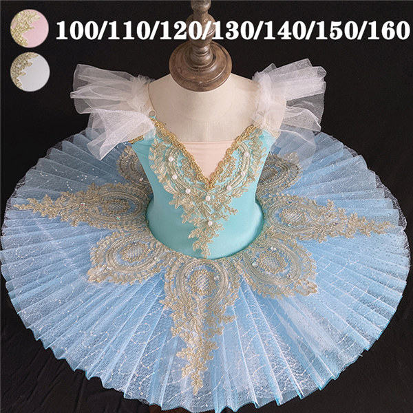 バレエ レオタード 子供 スカート付き 子供 袖あり 子ども チュチュスカート 練習着 ハンカチーフスリーブ 刺繍 豪華 衣装 バレエダンス セットアップ 女の子 キッズ ジュニア 子供ダンス衣装 水