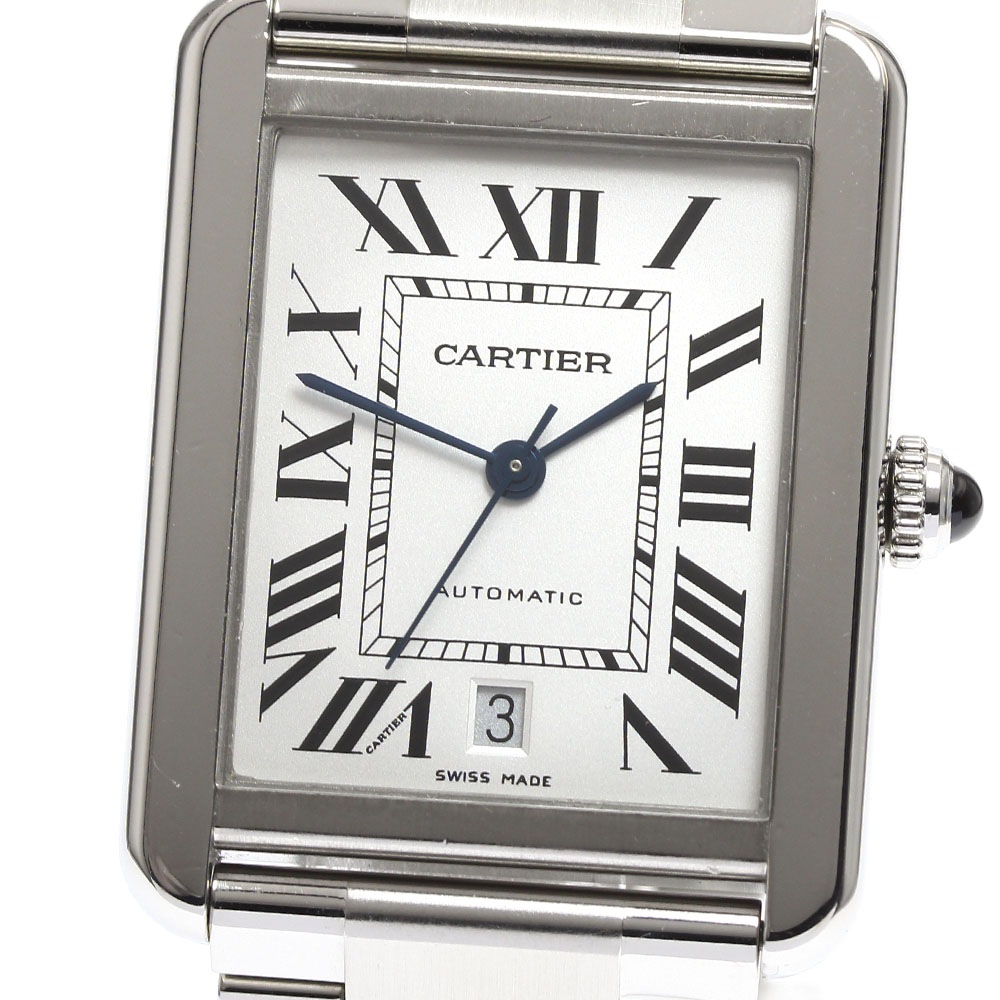 カルティエ CARTIER W5200028 タンクソロ XL デイト 自動巻き メンズ _903299【中古】 208,450円