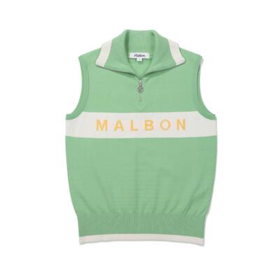 Malbon Golf純正ハーフジップニットベスト（新品同様）（レディース）
