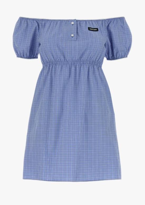 MIU MIU Women Mid Skirts MF6225SOOO183A F0076 CELESTE