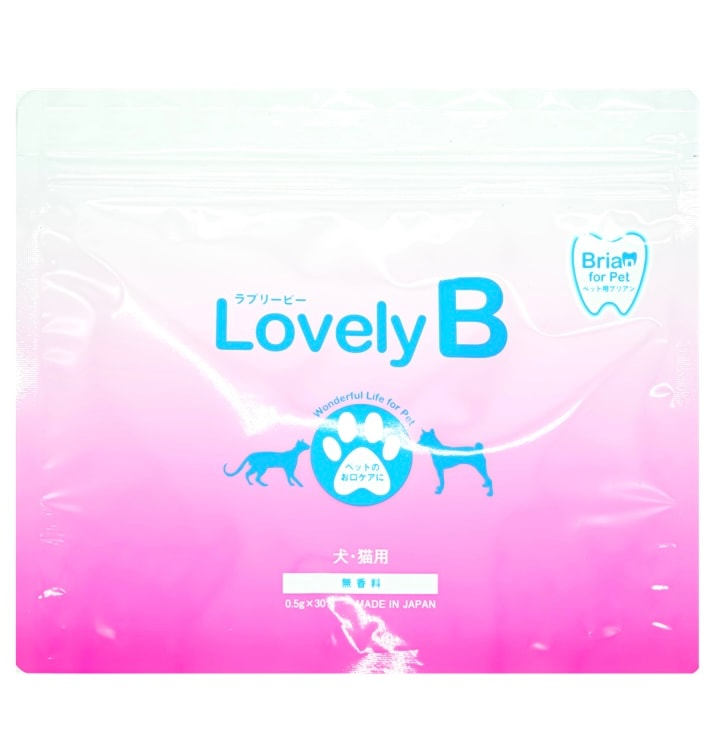 ラブリービー Lovely B 30包 犬・猫用 ペット用ブリアン デンタルケア　無香料　口　口内