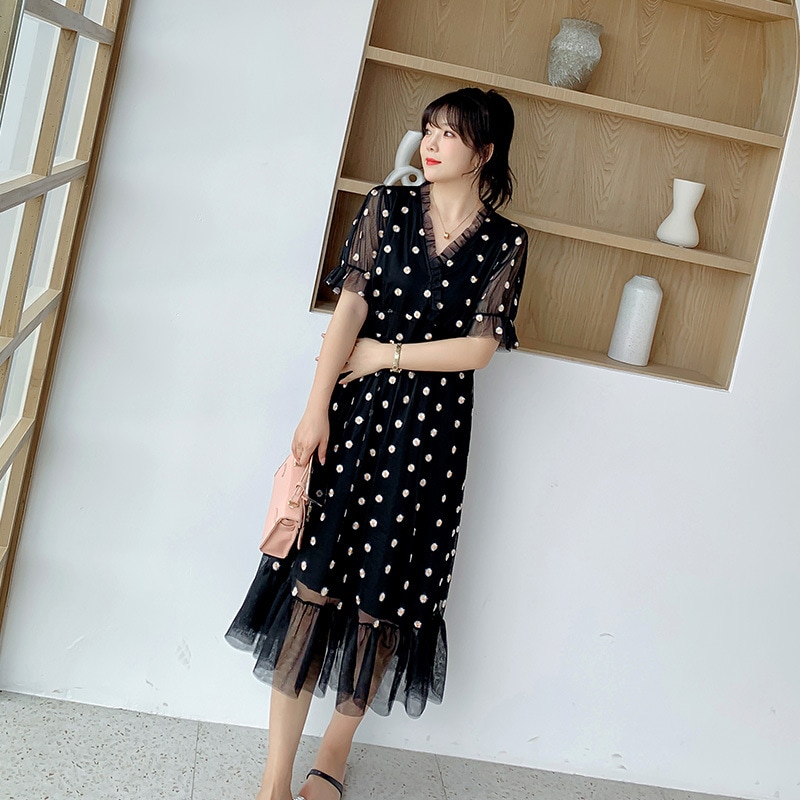 ワンピース 大きいサイズ 半袖 春夏 韓国 妊婦 マタニティ ゆったり きれいめ 3l 4xl 5l