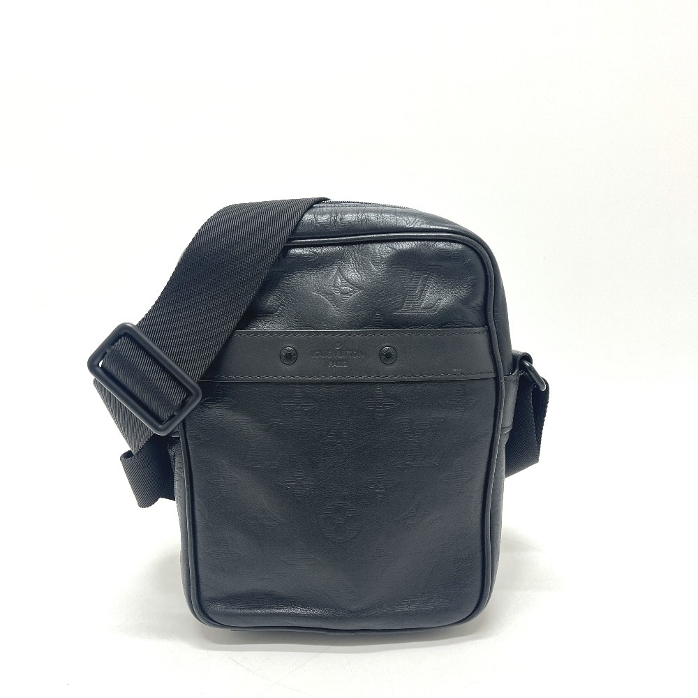 ショルダーバッグ M43681 ダヌーブPM モノグラムシャドウ ポシェット 斜め掛け カバン バッグ レザー ブラック
