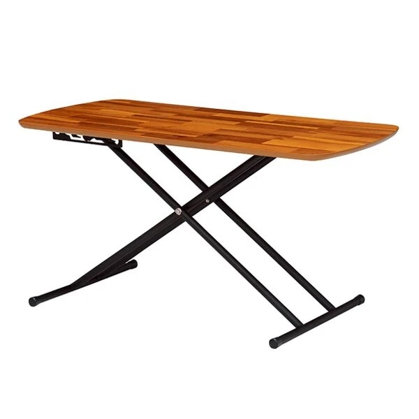 リフティングテーブル 高さ調節 アカシア 幅100cm 机 テーブル ローテーブル センターテーブル 調節 table 木製 北欧 おしゃれ 折りたたみ