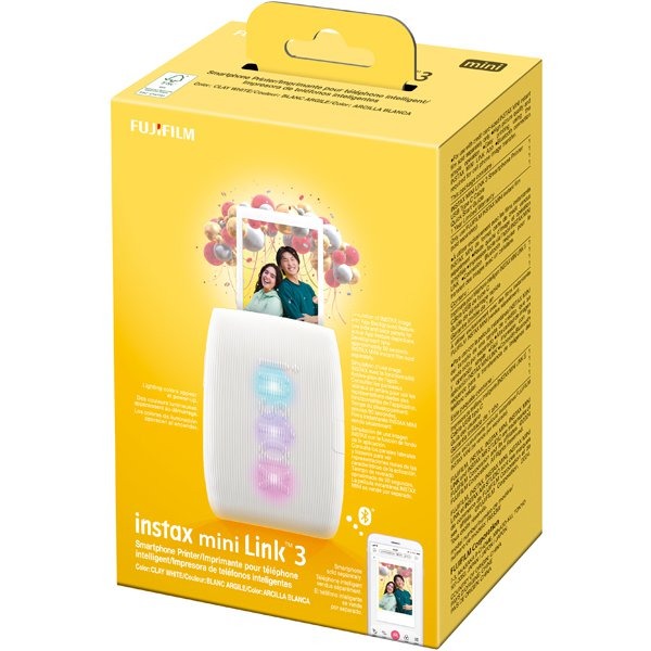 【新品】FUJIFILM 富士フイルム スマートフォンプリンター instax mini Link 3 クレイホワイト