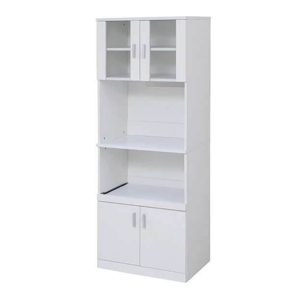 JKプラン レンジ台 レンジ棚 レンジラック 幅59.5 奥行40.5 高さ160 キッチン 収納棚