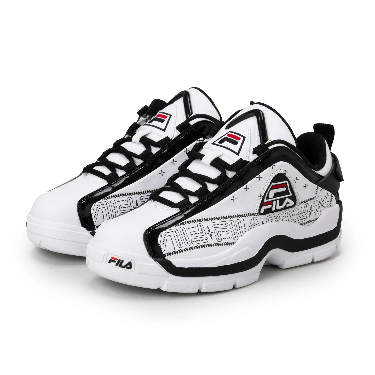 FM0101020100 GRANT HILL 2 LOW PURE WHITE/BLACK/Chinese Red