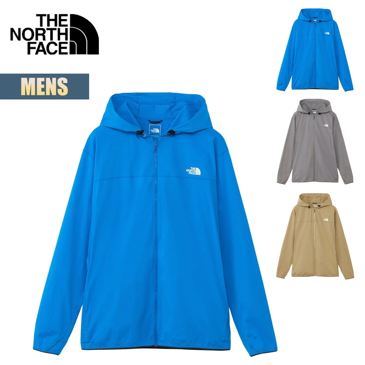 ジャケット メンズ サンシェイドフルジップフーディ アウター ストレッチ 軽量 薄手 紫外線カット UVケア 紫外線対策 アウトドア キャンプ 海 プール NP22435