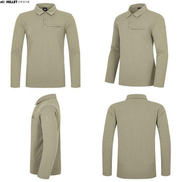 アウトドア男性秋長袖カラーティーMLUFT211A1_IC