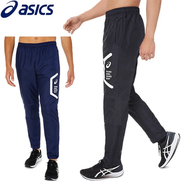 アシックス asics パンツ 裏トリコットブレーカーパンツ スリム リサイクル素材 メンズ 2031E062