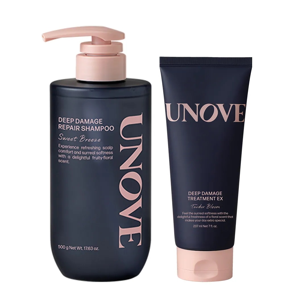 UNOVE ヘアケアセット シャンプー・トリートメント 楽天市場】UNOVE アノブ ダメージケア3点セット【シャンプー