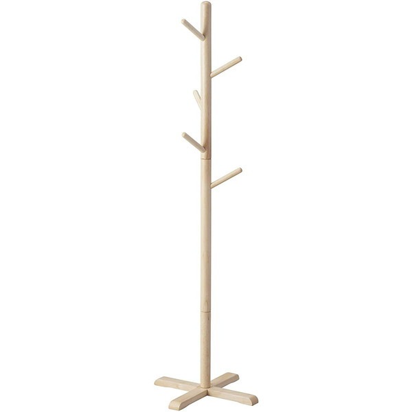 木製ポールハンガーM ナチュラル N-8285