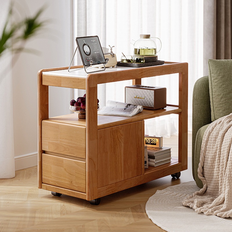 11 ソリッドウッドソファサイドキャビネット岩スラブサイドテーブル r nアイテム番号= Db22 r nブランド=その他 r n適用可能な年齢層=大人 r nマテリアル=木 r n該当する機会=