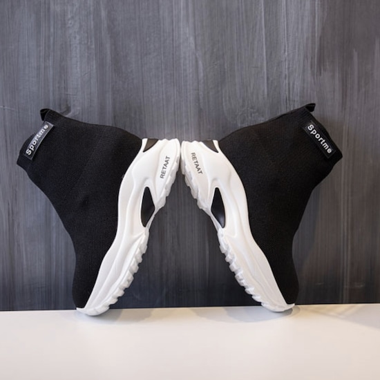 【取寄：納期2週間】スニーカー ソックススニーカー レディース 履きやすい 脱げない 厚底 5cm 靴 シューズ