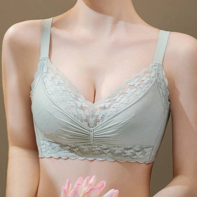 フロント ギャザー レース ドッキング 脇高 ノンワイヤー ブラジャー 女性 レディース インナー 下着 肌着 可愛い ガーリー 華やか ナチュラル 透け感 シアー 薄着 デイリー チューブトップ 楽