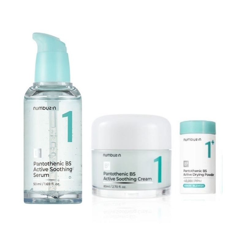No.1 パントテン酸クリーム+No.1 ガルバニック パントテン酸セラム+パウダー/韓国コスメ