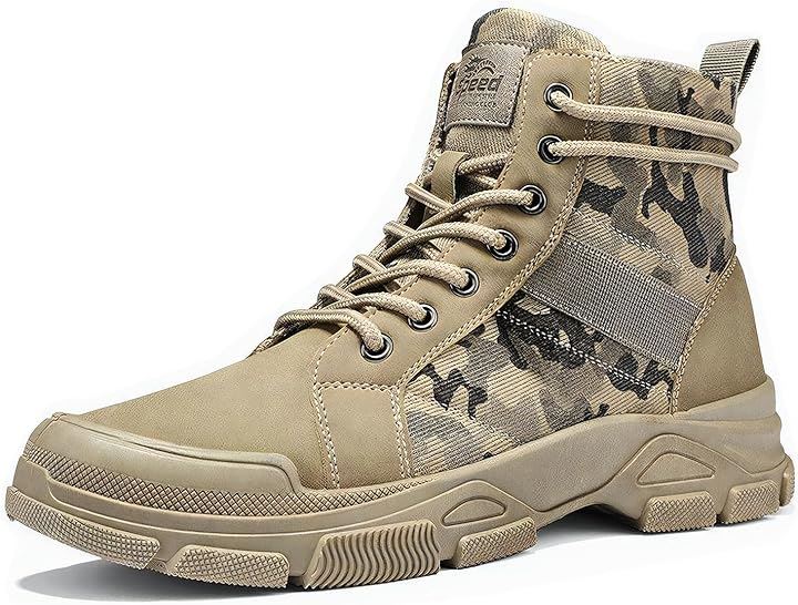 クロス ハイカットスニーカー メンズ バイク 防寒ブーツ 冬 裏ボア ショートブーツ ミリタリー 起毛 防寒靴 シューズ 暖かい 裏起毛 カジュアル 通勤(カーキ, 25.5 cm)