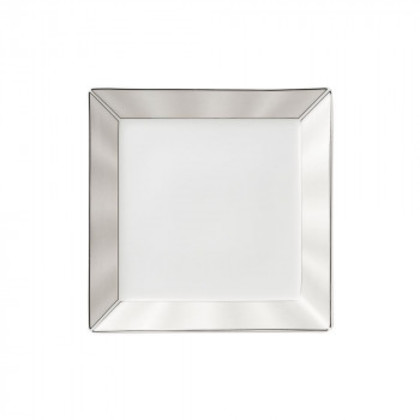 NIKKO(ニッコー) ELITE MODERN(エリートモダン) 25cm角皿 シルクプラチナム 11733-4719