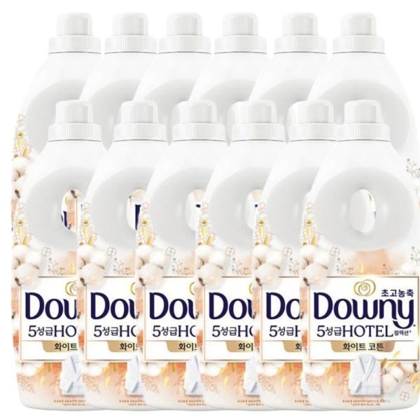 ダウニー高濃縮柔軟剤コットンピュアラブ1L 12個 (贈呈品なくなり次第贈呈終了)