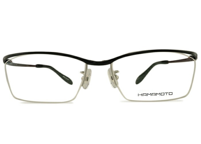 HT-135 日本製 チタン スクエア ナイロール 軽量 メガネ めがね 眼鏡 ht3