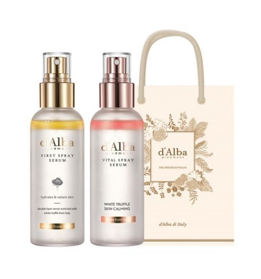 [正品] ホワイトトリュフファーストスプレーセラム100ml+ホワイトトリュフバイタルスプレーセラム100ml+ギフトバッグセット1セット
