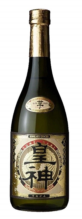 1ケース単位12本入り数量皇神黒（すめがみくろ）720ml瓶25度12本入り黒麹追い黄麹鹿児島県：東酒造