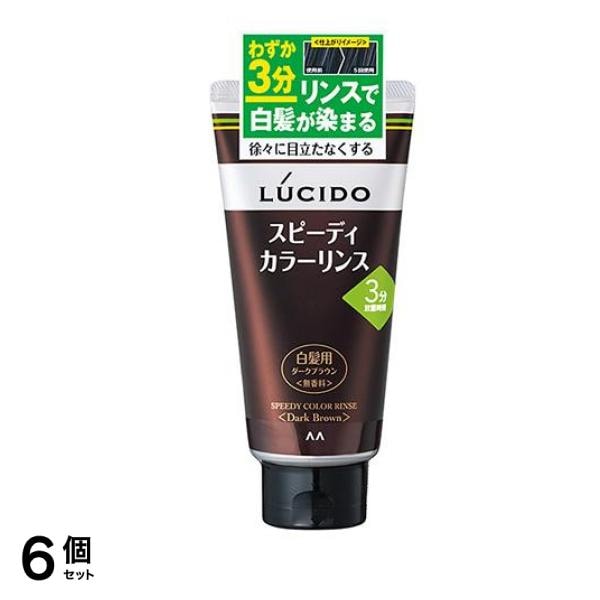 LUCIDO(ルシード) スピーディカラーリンス ダークブラウン 160g 6個セット 5,640円