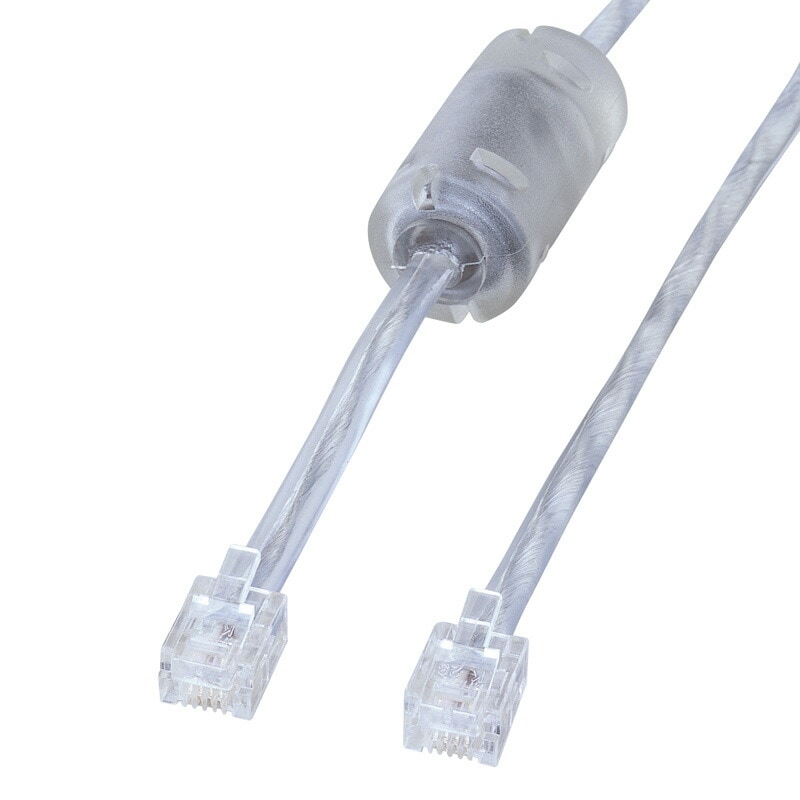 （まとめ買い）コア付シールドツイストモジュラーケーブル シルバー 3m TEL-FST-3N2 [x3]
